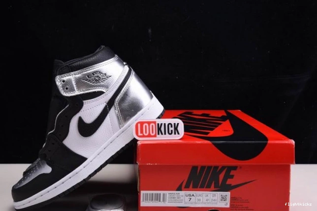 AIR CD0461-001 OG JORDAN HIGH SILVER WMNS 1 TOE 1013